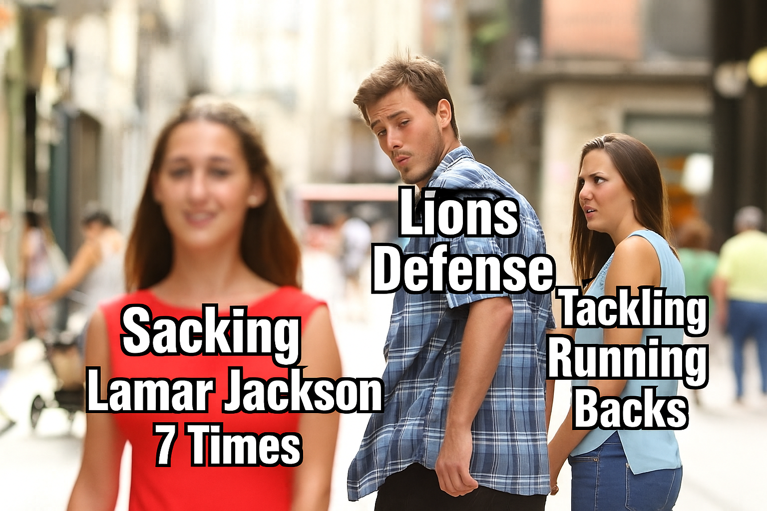 The Day the Lions Turned Lamar Jackson into a Piñata
